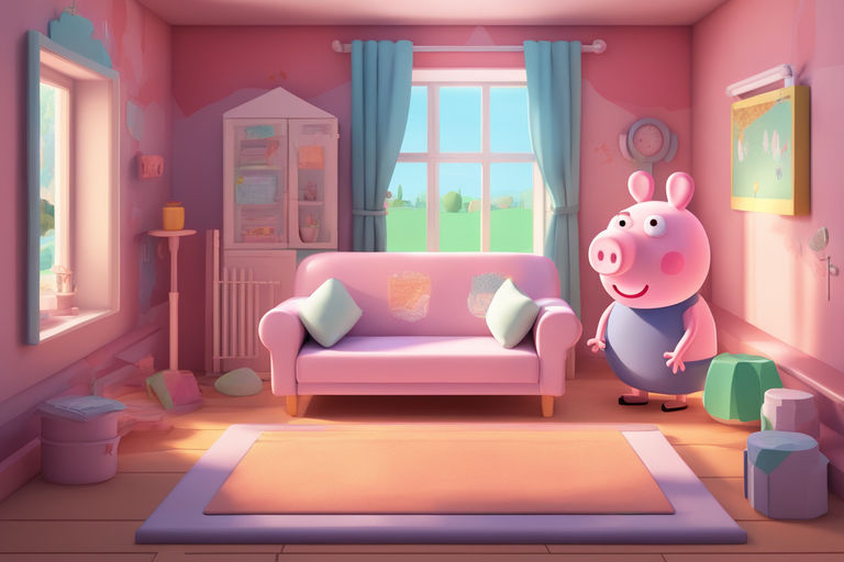 Who is inside Peppa Pig's house in the Peppa Pig house wallpaper? :  r/peppapiglore