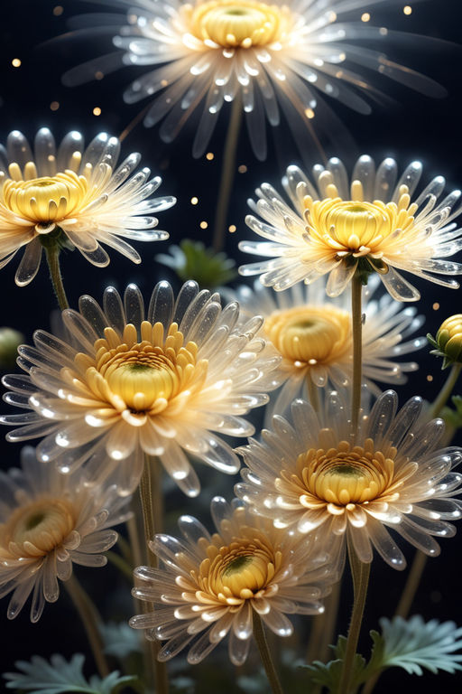 Jellyfish Made Of Flowers