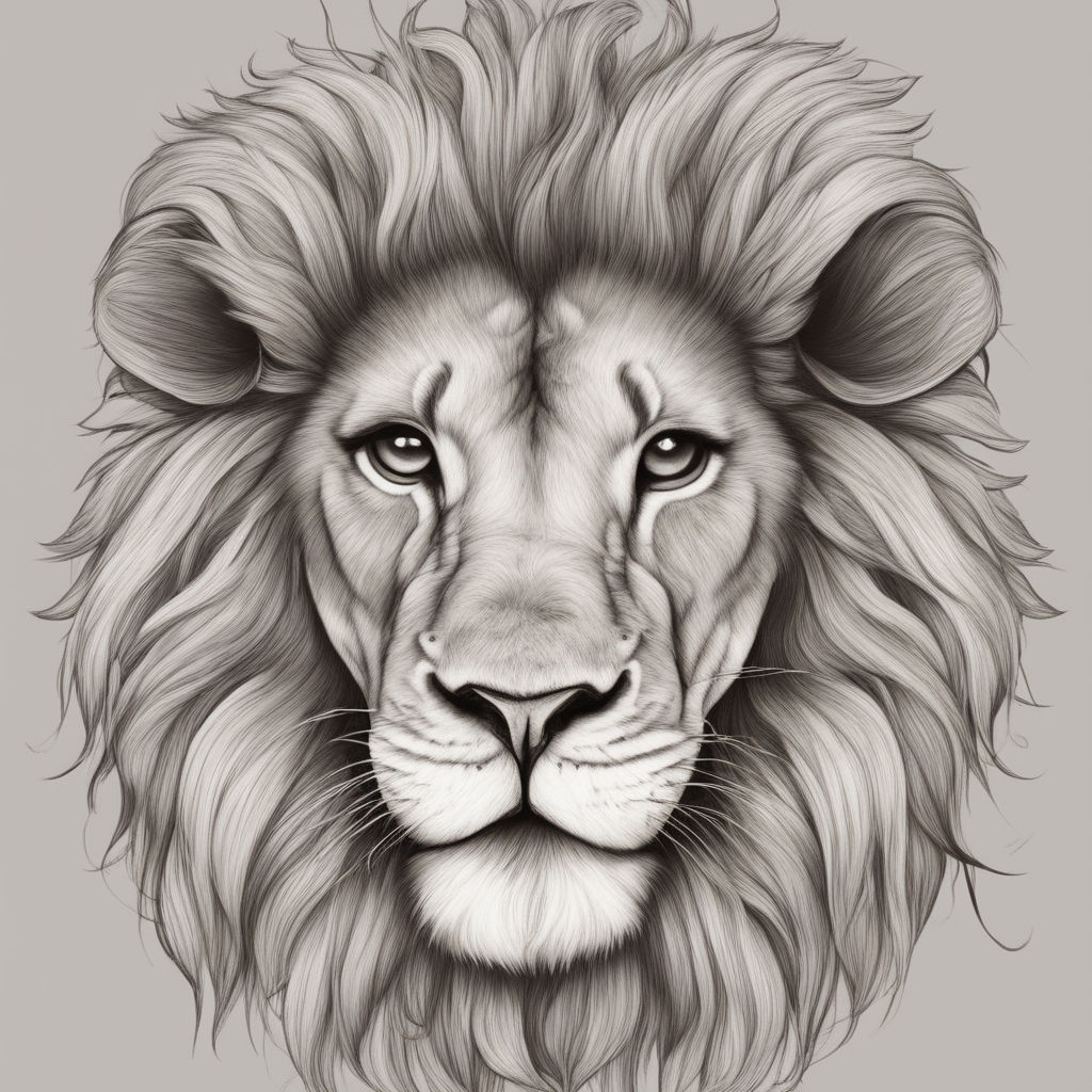 FREE 17+ Wonderful Lion Drawings in AI