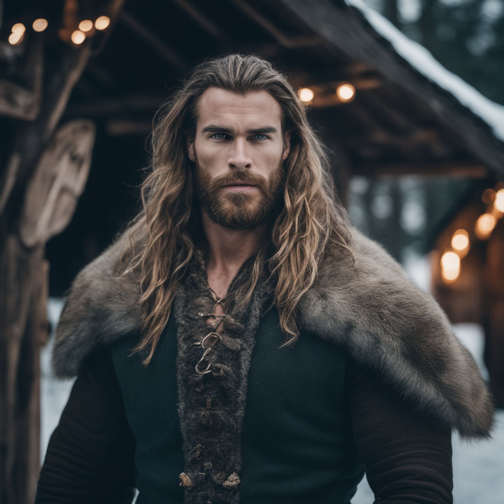 Sexy viking man