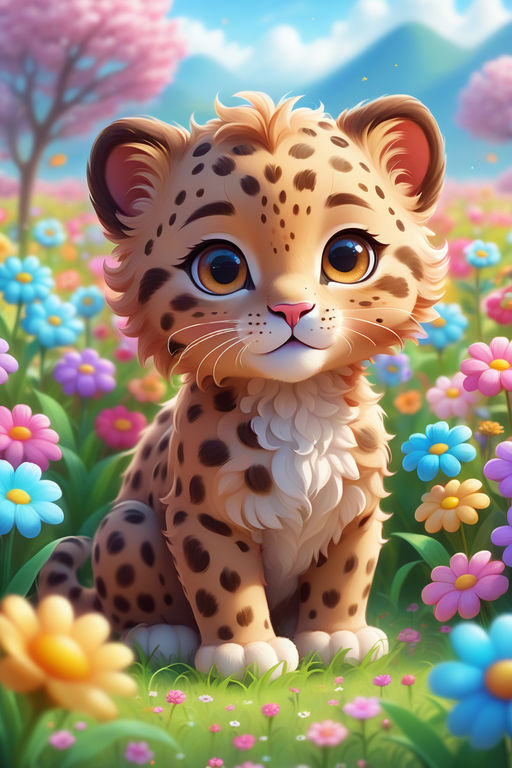 AI generated Cheetah Cartoon Image 34950282 PNG