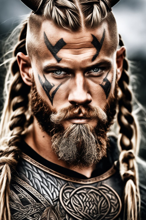 viking face paint