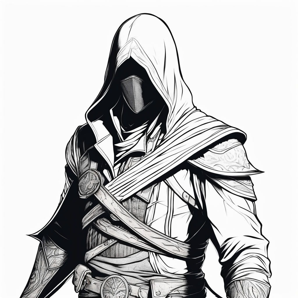 assassin drawing