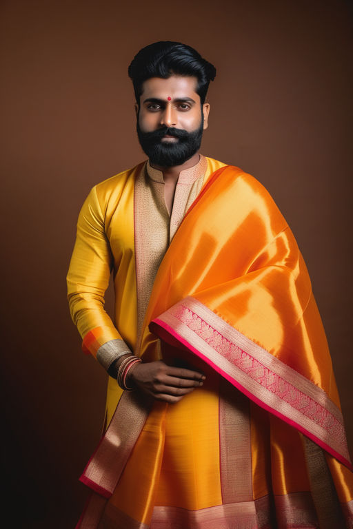 Bhagawa Outfits Ideas for Sanatan Dharma Ara: Wearing Indian saffron coloured clothing in Hinduism