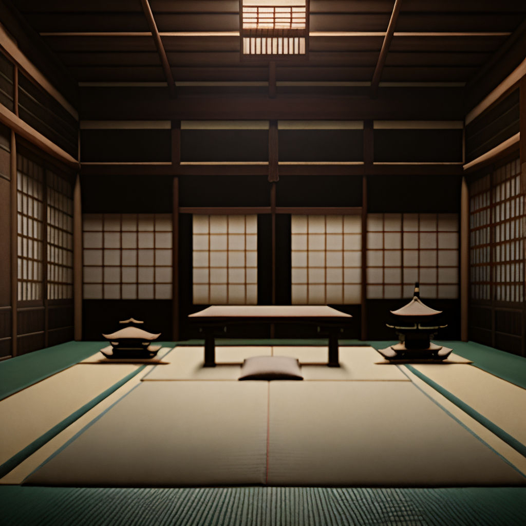 Small Dojo of Rindo-Kan by ~Gazette-Ruki | Wallpaper pemandangan anime,  Latar belakang anime, Latar belakang animasi