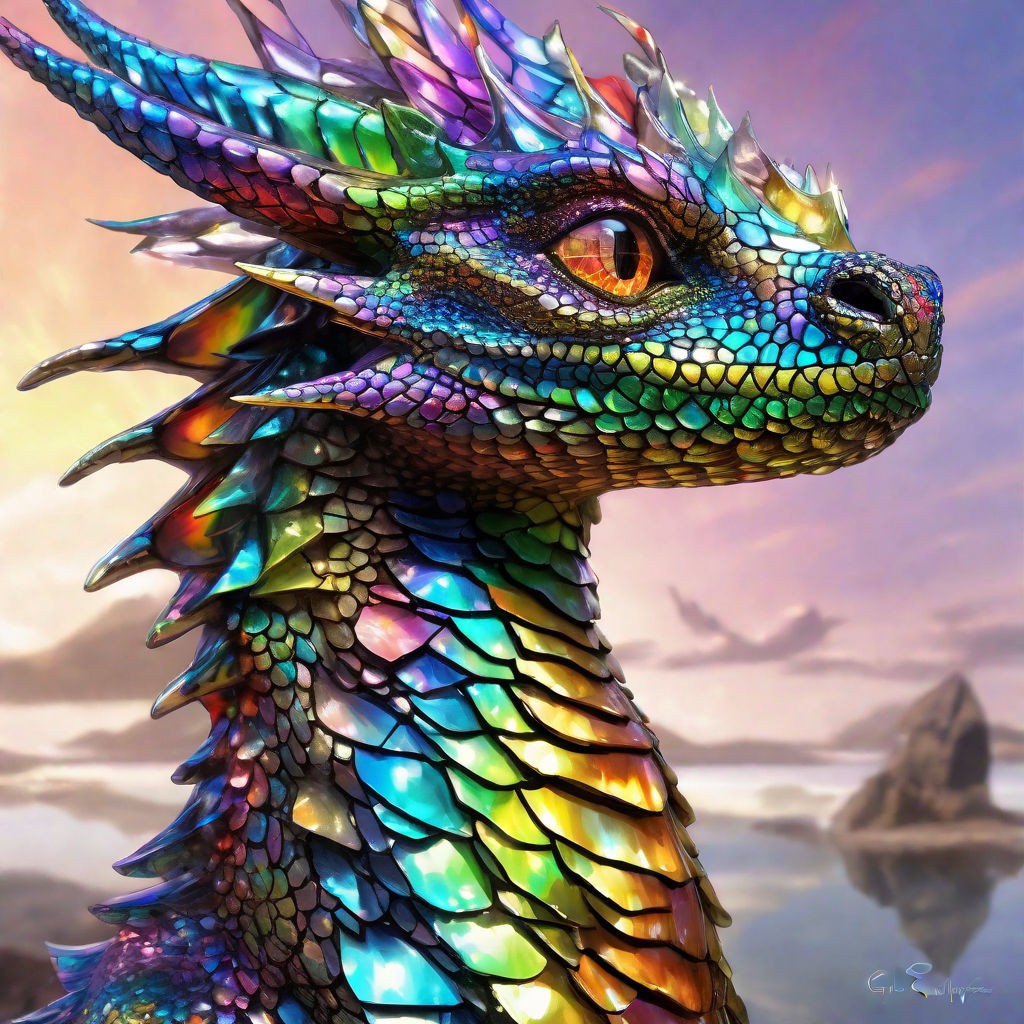 photo of the eternal rainbow-dragon of many holy and heavenly magics -  Playground