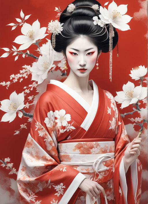 Geisha's Kimono Red Edition – eisha-selection