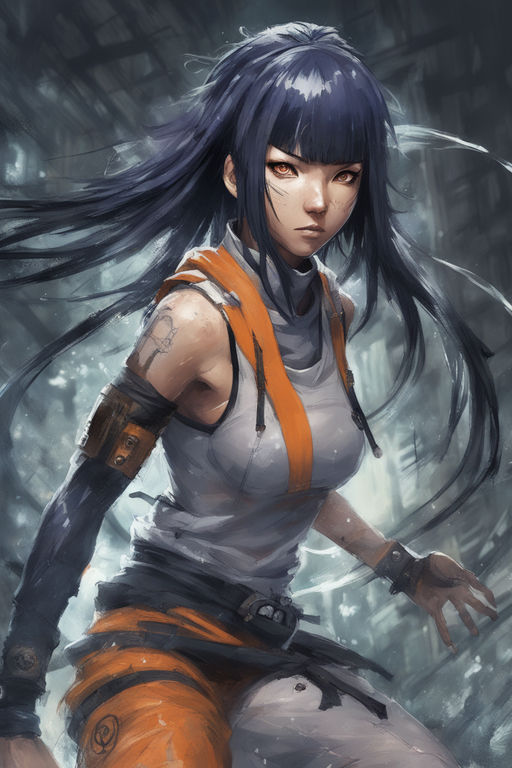 anime, 2D, digital art, artwork, anime girls, Naruto (anime), Hyuuga Hinata