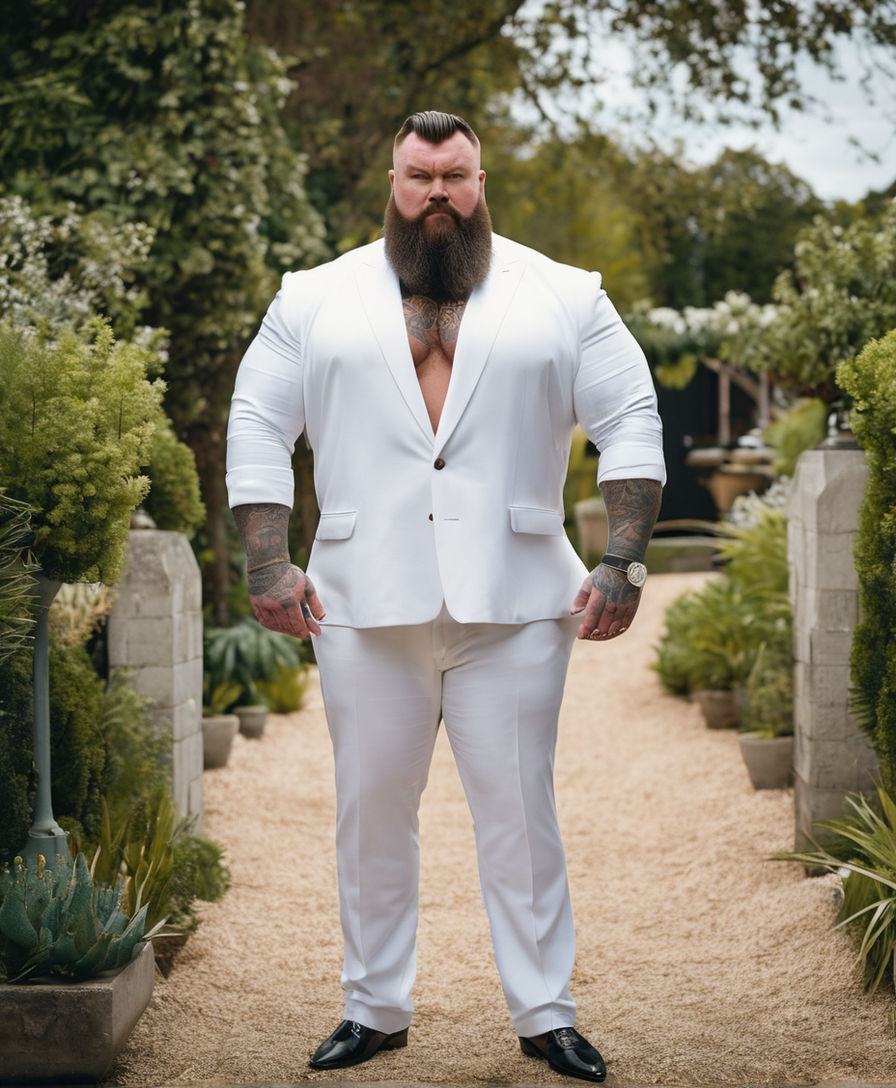 Strongman in a beautiful suit - Playground