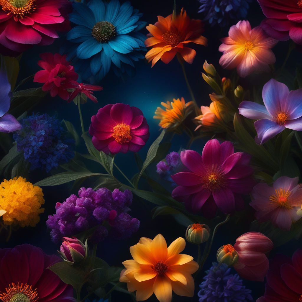 plants and flower background complex background/ billede