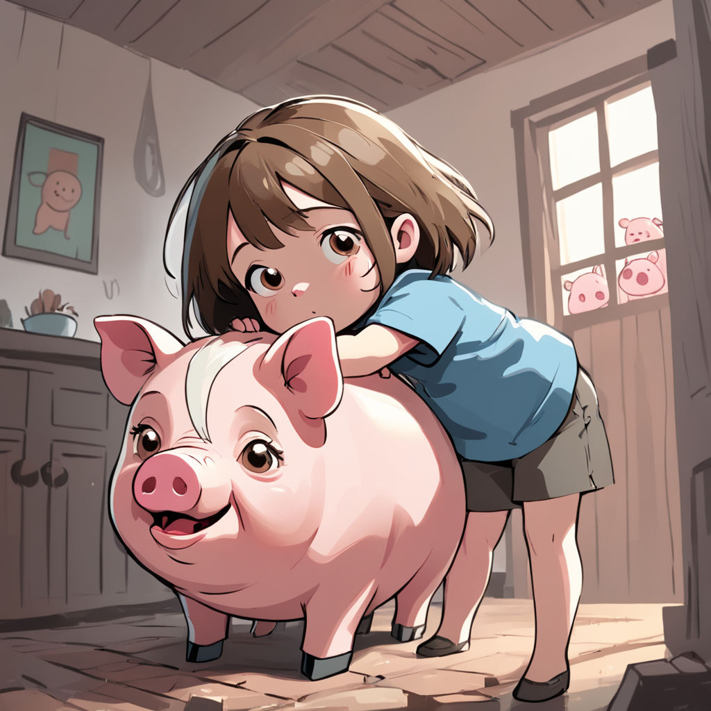 Year of the Pig, an art print by Yueko | Cute art, Character art,  Illustrators