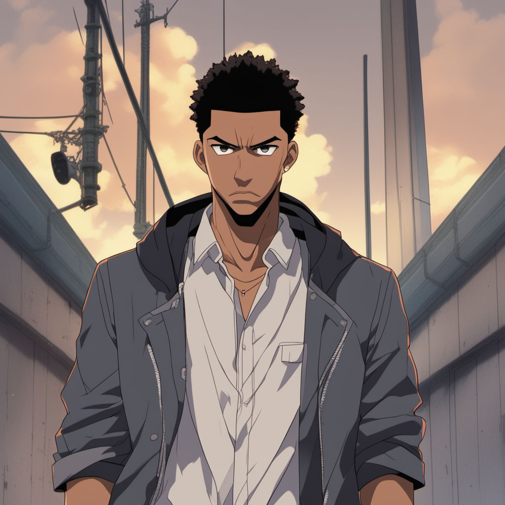 Kashif Ross on African Anime Characters, brown skin anime boy HD phone  wallpaper | Pxfuel