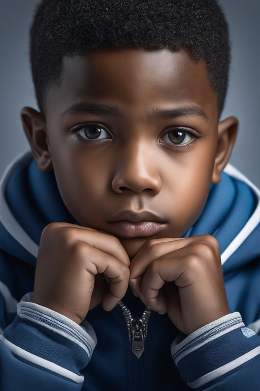 Ravishing Cutie: Handsome Little Boy with Glowing Black Skin, Unique Eyes  Stuns Many 