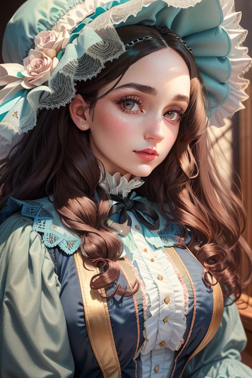 victorian anime girl