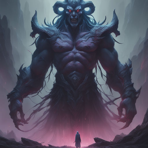 demon god concept art