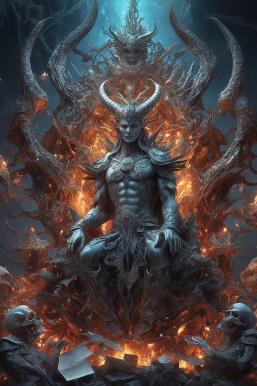 demon god concept art