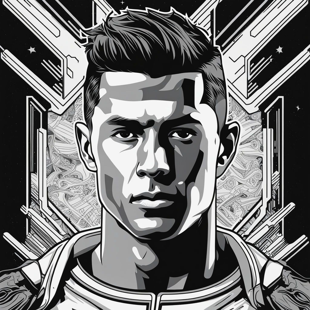 Cristiano Ronaldo Drawing Charcoal Painting Portrait PNG, Clipart, Abdomen,  Arm, Black And White, Chest, Clothing Free