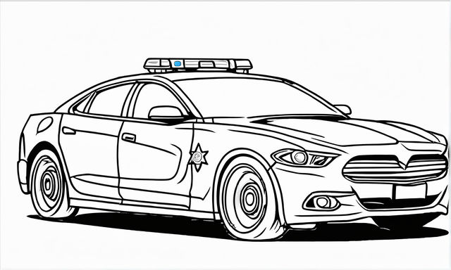 dodge charger coloring pages