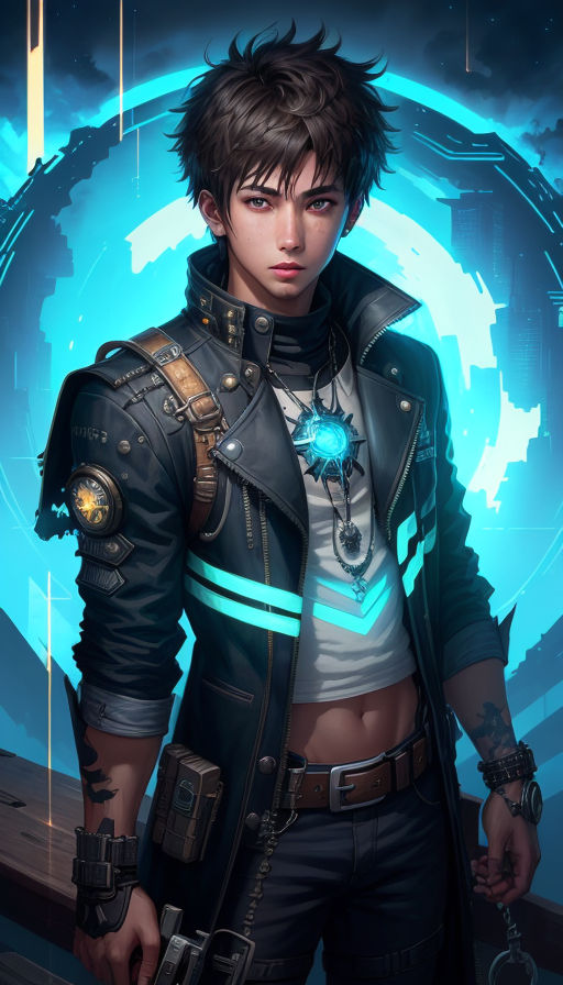 Anime Boy Cyberpunk