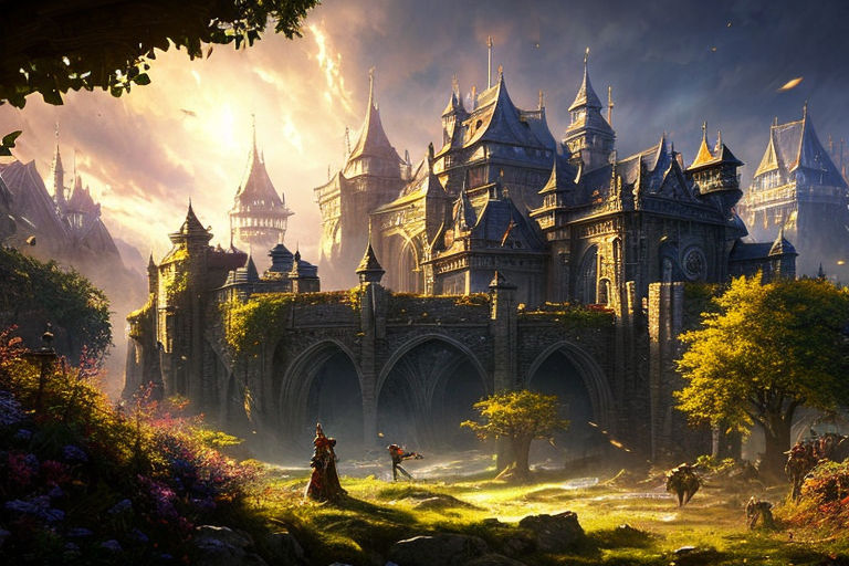 medieval castle concept art