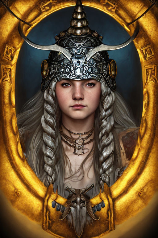 A rather random Viking style character ive made inspired by the viking  queen on insta, ive only done concept art in the past but this is the first  ive finished. : r/ImaginaryCharacters