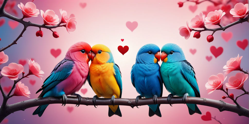 sweet love birds wallpapers