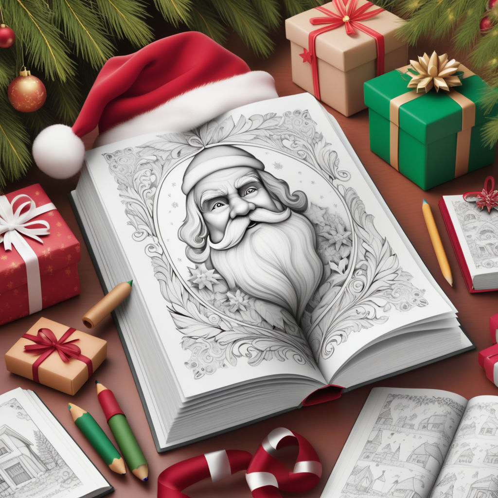 Christmas Santa Claus png Watercolour realistic face Santa