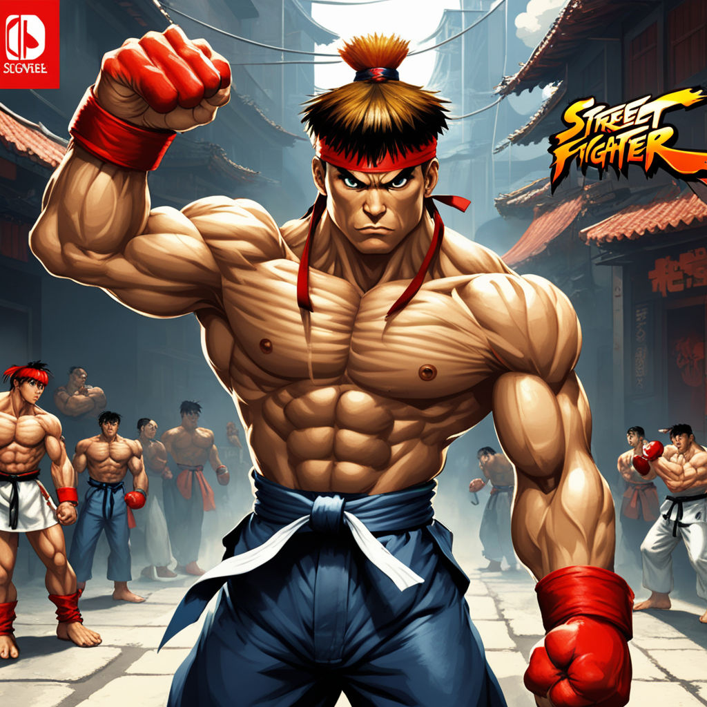 ArtStation - RYU Street Fighter 6 reimagined in 2D