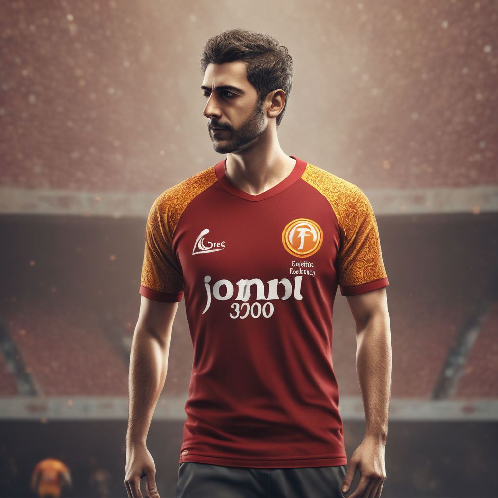 ArtStation - Soccer Black and Red Jersey Player-04