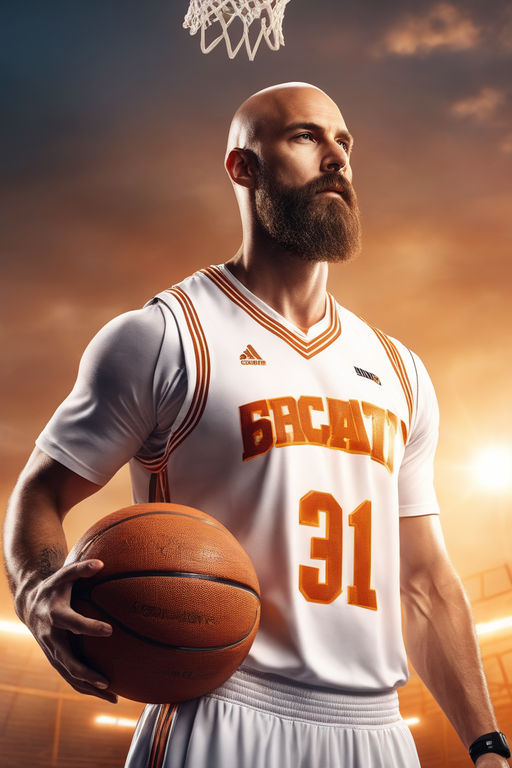 ArtStation - Mens basketball jersey with oversized pant