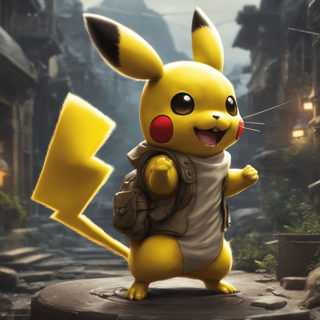 ArtStation - pikachu evolution