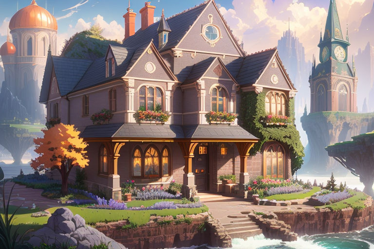 Anime Building HD Wallpaper by oadneyung