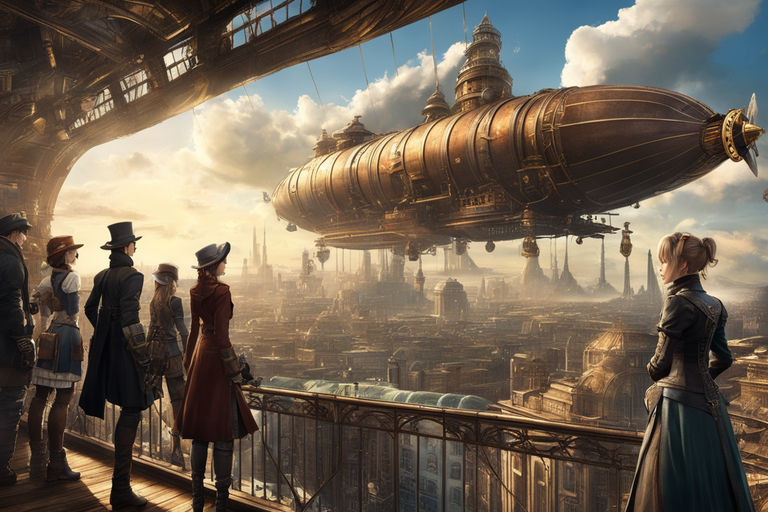 417488 4K, dark hair, airships, anime, long hair, anime girls, balcony,  sky, blue eyes, fish, jacket, anime girls eating, clouds, sneakers - Rare  Gallery HD Wallpapers