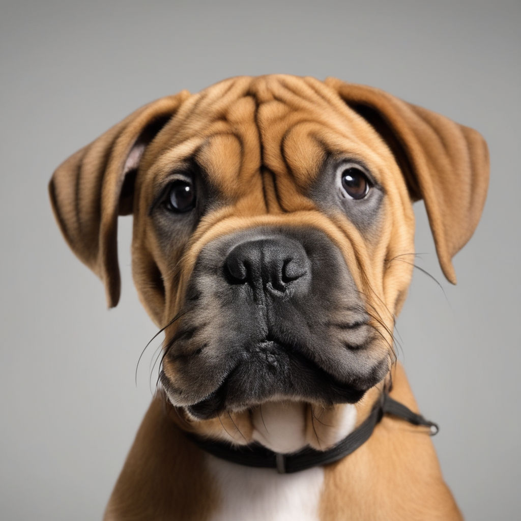 wrinkled face dog