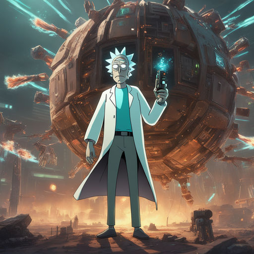 Smoky Design cartoon rick and morty rick sanchez wallpaper Price