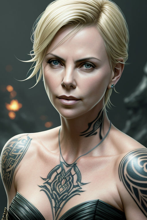 Charlize Theron All Tattoos with Meanings | Charlize theron, All tattoos,  Very short dress