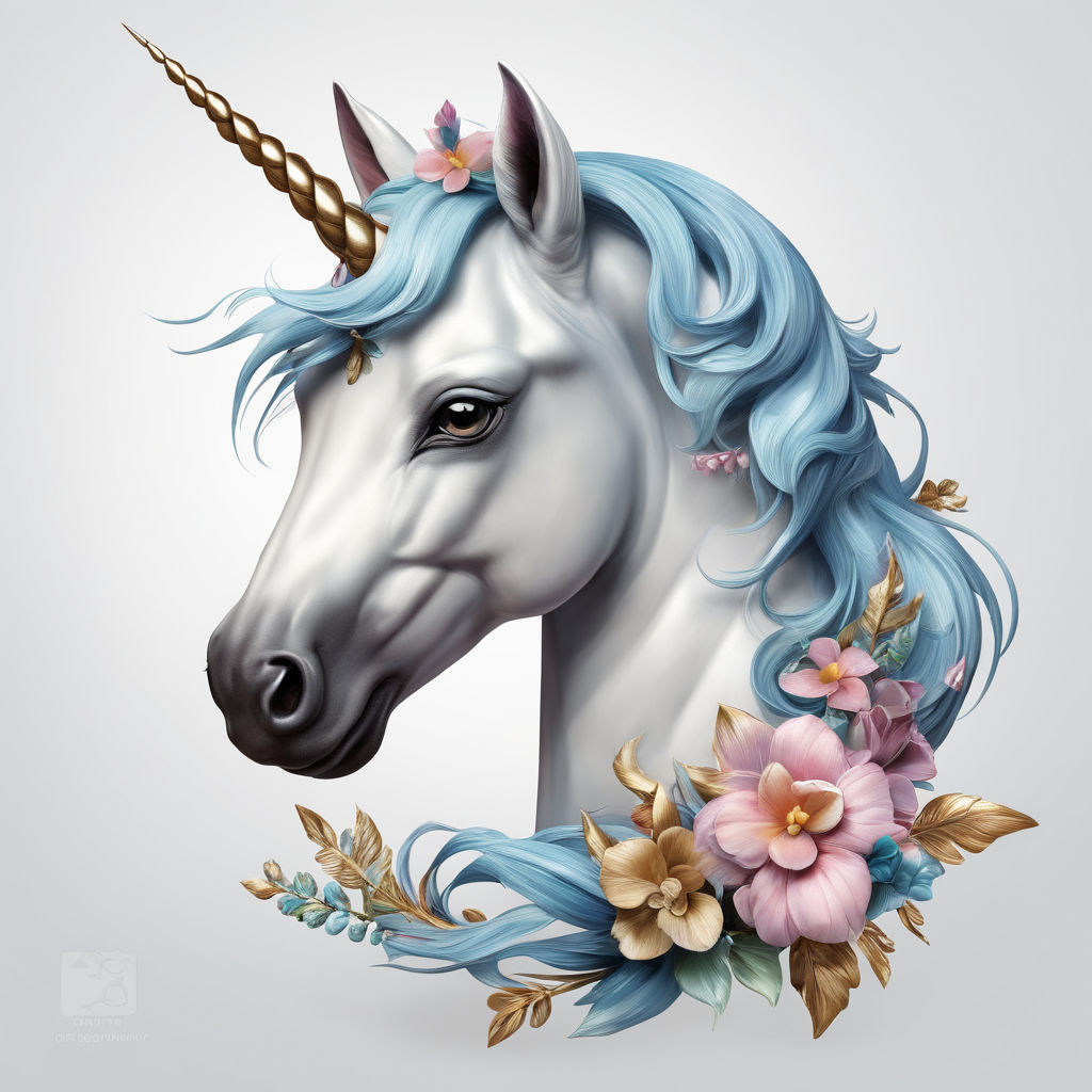 How to draw a realistic unicorn | Step by step Drawing tutorials