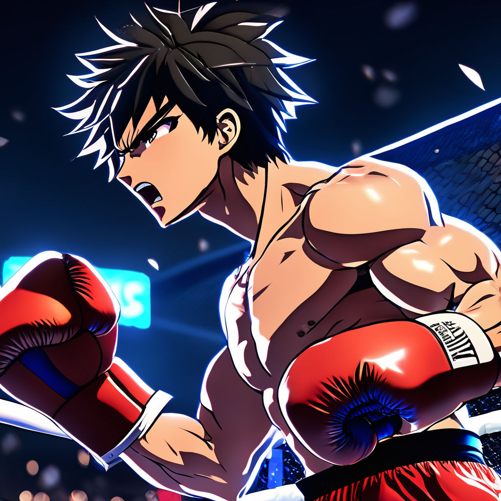 boxing stance anime