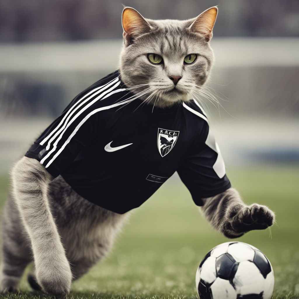 cat wearing football jersey｜TikTok Search