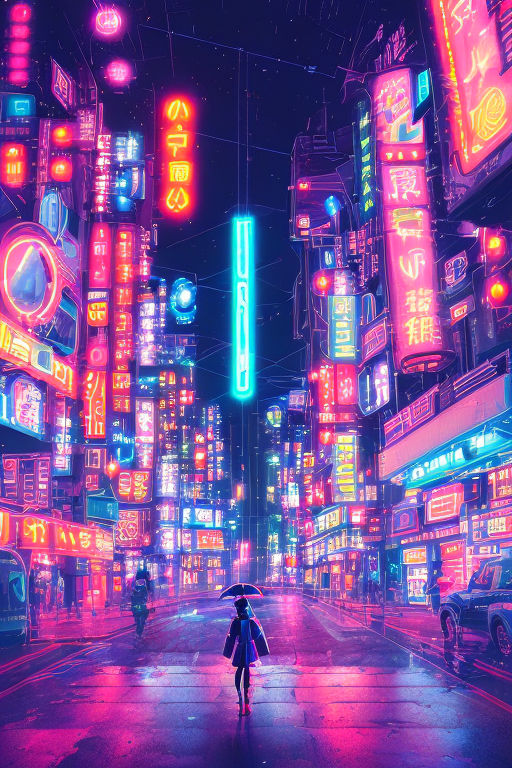 100+] Japan Cyberpunk Wallpapers