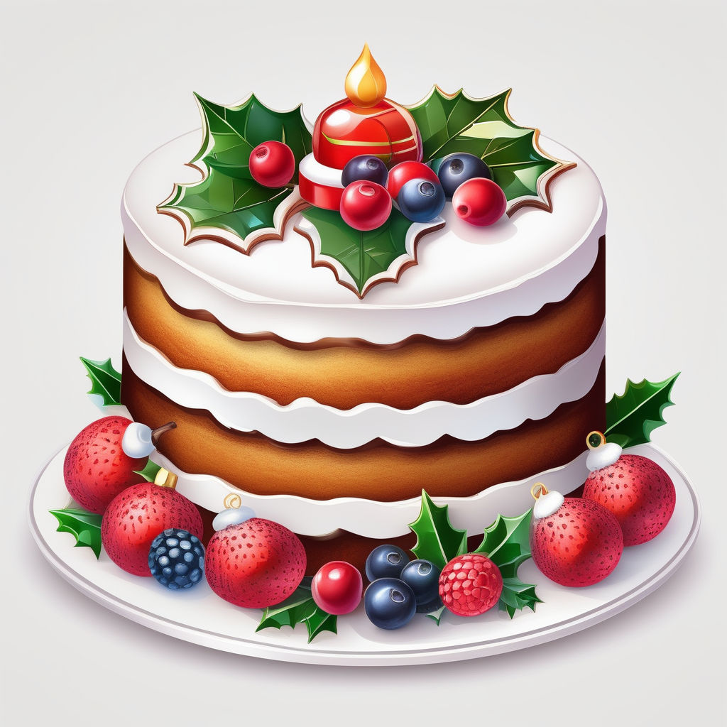 Download Cake Christmas Free Transparent Image HQ HQ PNG Image | FreePNGImg