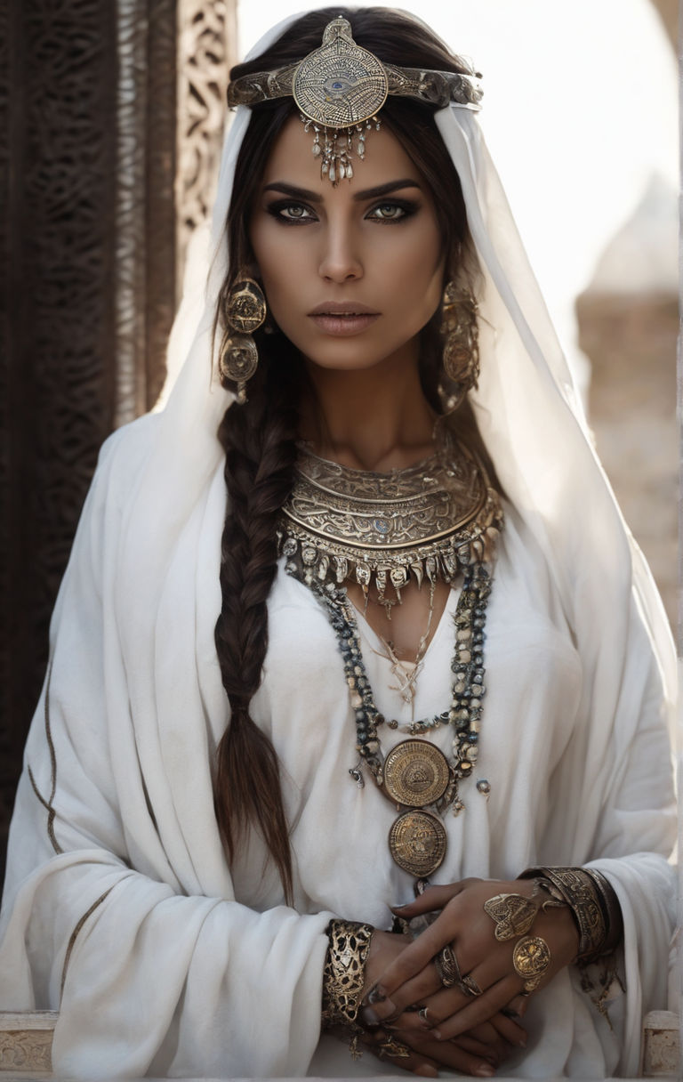 Premium Photo  Portrait of stylish sensual brunette boho woman with  beautiful eyes wearing big earrings and gold necklace. fashionable indian  hippie gypsy bohemian outfit with jewelry details accessories