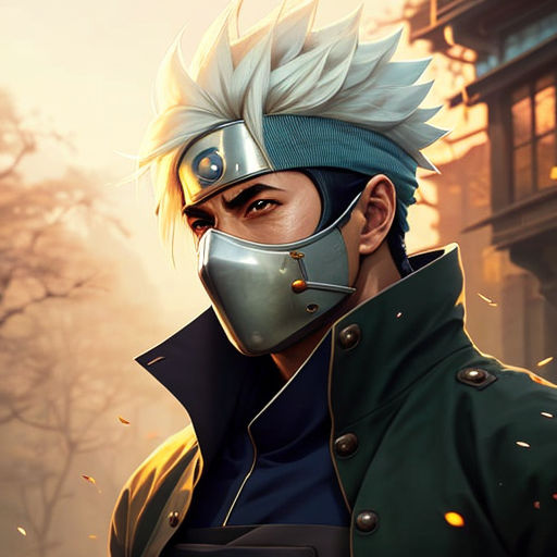 Kakashi sensei from Naruto - Playground