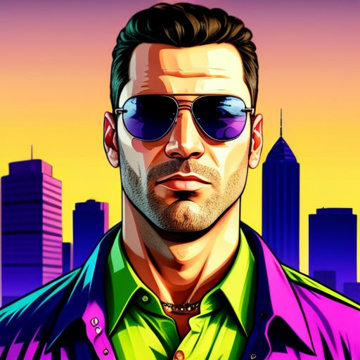 gta vice city art