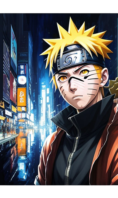 realistic detailed Naruto HD 4K high resolution quality portrait -  Playground