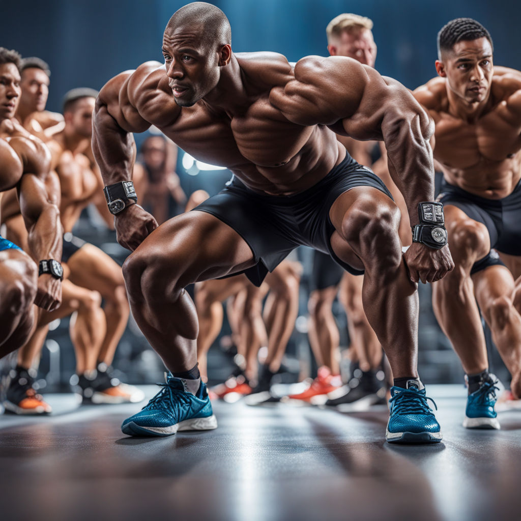 Male Bodybuilder Posing