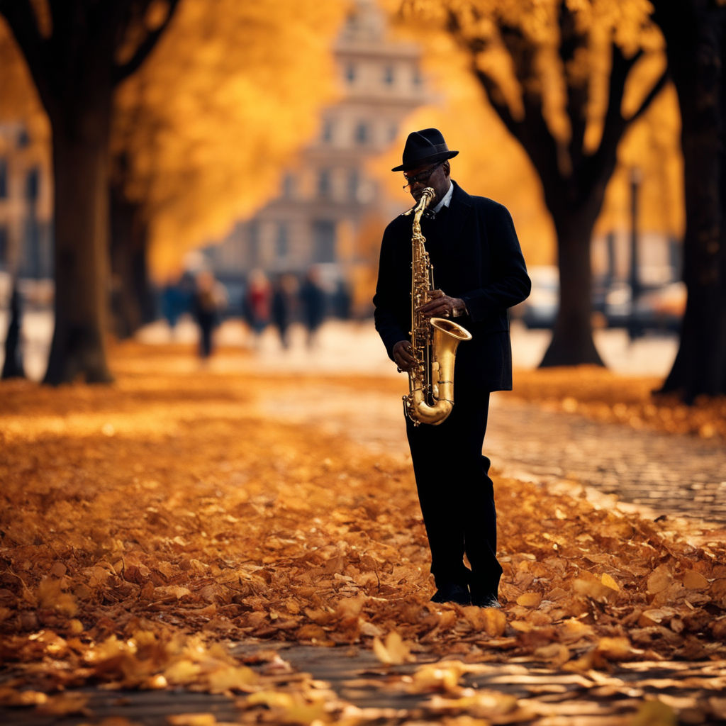 dancing to the tune of a saxophone - Playground