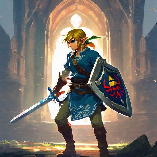 Moody Fan Art Places Legend of Zelda's Link Into Dark Souls
