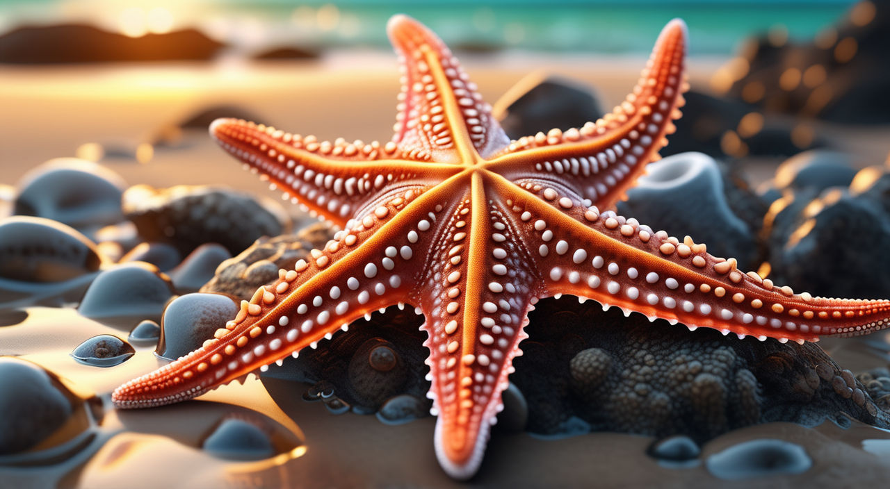 How to draw a starfish with a pencil step-by-step tutorial.