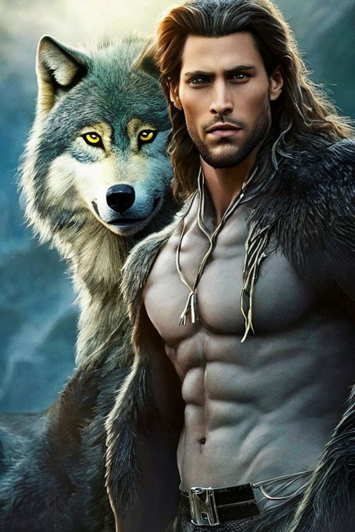 half human half wolf male